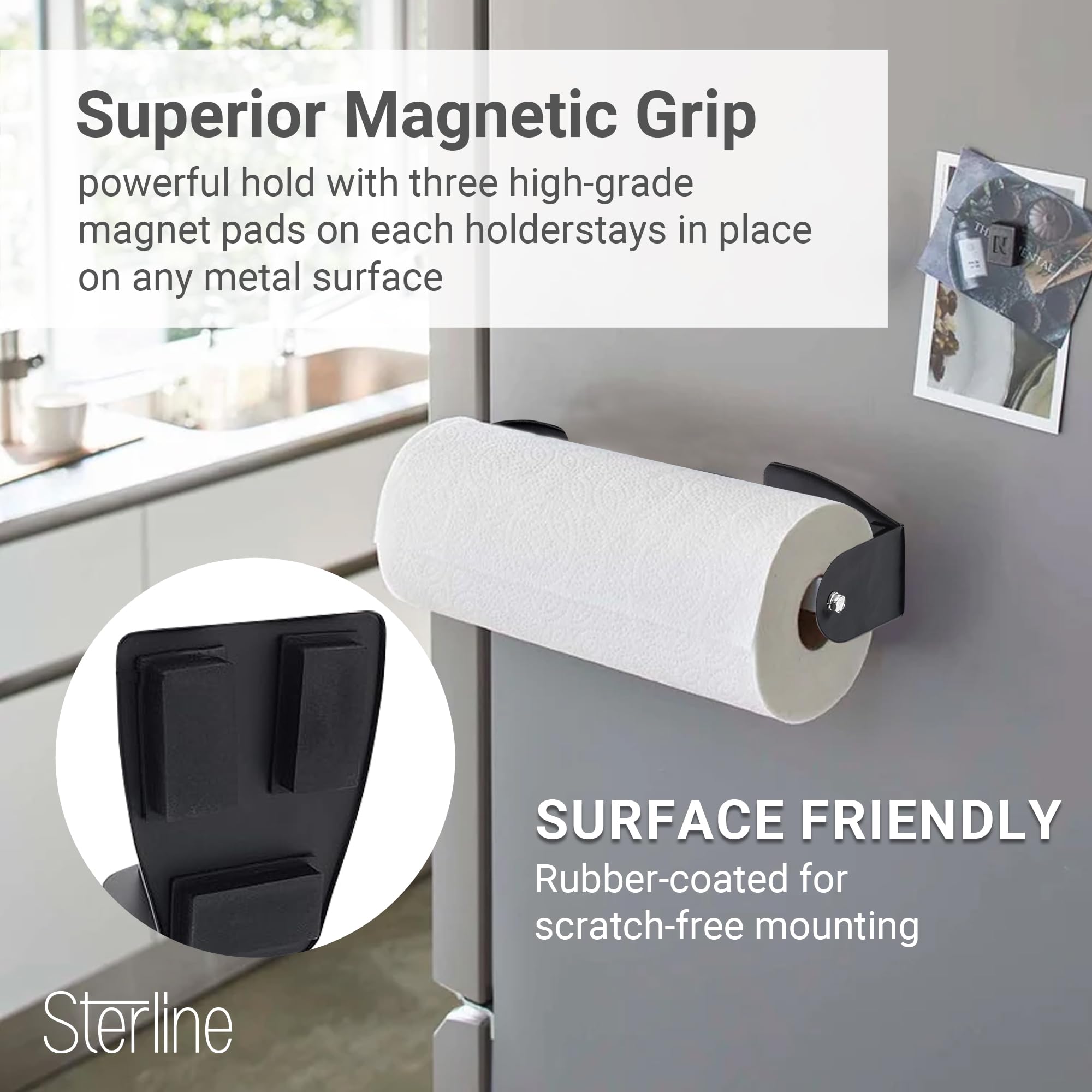 Amazon｜Sterline (スターライン) 磁気ペーパータオルホルダー 冷蔵庫